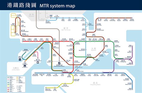 地鐵鐵路圖|港鐵 > 港鐵路綫圖